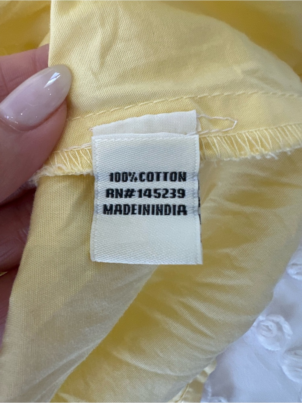 Sim & Sam Ric Rac Cottagecore Cotton Maxi Dress in Butter Yellow - Picture 9 of 9